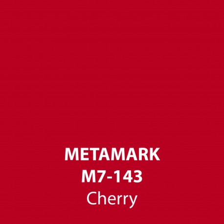 Cherry Gloss Vinyl M7-143, Metamark 7 Series, self-adhesive, sticky back polymeric sign making vinyl