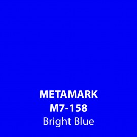 Bright Blue Gloss Vinyl M7-158, Metamark 7 Series, self-adhesive, sticky back polymeric sign making vinyl