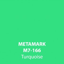 Turquoise Gloss Vinyl M7-166, Metamark 7 Series, self-adhesive, sticky back polymeric sign making vinyl