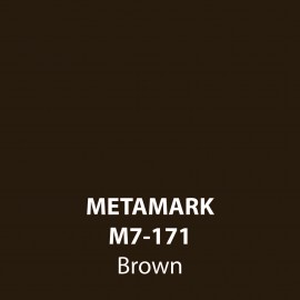 Brown Gloss Vinyl M7-171, Metamark 7 Series, self-adhesive, sticky back polymeric sign making vinyl