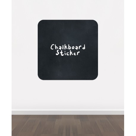 BB4 - Rounded corner square chalkboard sticker
