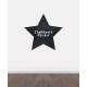 BB5 - Bespoke Star chalkboard sticker, beautiful blackboard vinyl cut sticker, self adhesive easy install