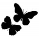 BB9 - Bespoke Butterflies chalkboard sticker, beautiful blackboard vinyl cut sticker, self adhesive easy install