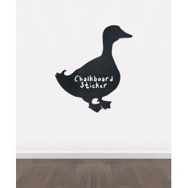 BB13 - Bespoke Duck chalkboard sticker, beautiful blackboard vinyl cut sticker, self adhesive easy install
