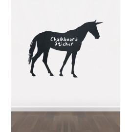 BB20 - Bespoke unicorn chalkboard sticker, beautiful blackboard vinyl cut sticker, self adhesive easy install