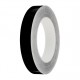 Black Gloss Colour Pin Stripe tapes, 50m roll, sticky self-adhesive, vinyl decal line tape