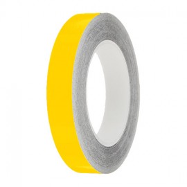 Bright Yellow Gloss Colour Pin Stripe tapes, 50m roll, sticky self-adhesive, vinyl decal line tape