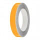 Medium Yellow Gloss Colour Pin Stripe tapes, 50m roll, sticky self-adhesive, vinyl decal line tape