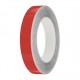 Flame Red Gloss Colour Pin Stripe tapes, 50m roll, sticky self-adhesive, vinyl decal line tape