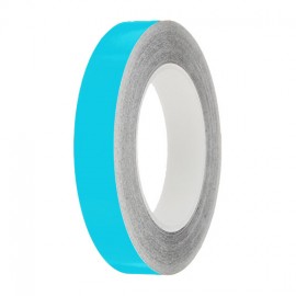 Pale Blue Gloss Colour Pin Stripe tapes, 50m roll, sticky self-adhesive, vinyl decal line tape