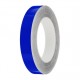 Mid Blue Gloss Colour Pin Stripe tapes, 50m roll, sticky self-adhesive, vinyl decal line tape