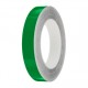 Mid Green Gloss Colour Pin Stripe tapes, 50m roll, sticky self-adhesive, vinyl decal line tape