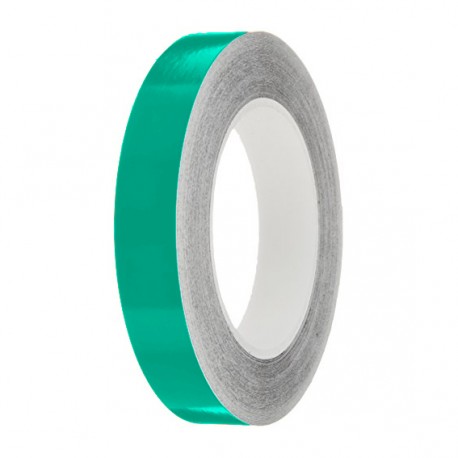 Turquoise Gloss Colour Pin Stripe tapes, 50m roll, sticky self-adhesive, vinyl decal line tape