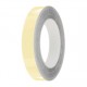 Cream Gloss Colour Pin Stripe tapes, 50m roll, sticky self-adhesive, vinyl decal line tape