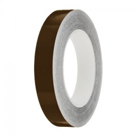 Brown Gloss Colour Pin Stripe tapes, 50m roll, sticky self-adhesive, vinyl decal line tape