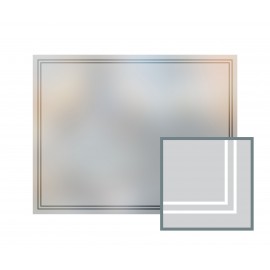 Bespoke window frame cut out, frosted, custom, decorative, home window film WF 03