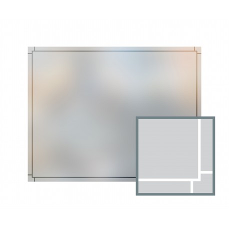 Bespoke window frame cut out, frosted, custom, decorative, home window film WF 05