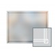 Bespoke window frame cut out, frosted, custom, decorative, home window film WF 11