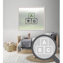 ABC Cut Out Bespoke Custom Frosted Children Window Film