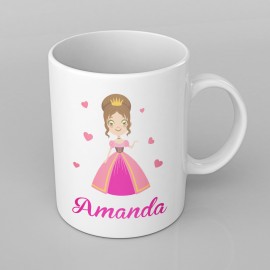 Princess design PERSONALISED Mug any name, Custom Made