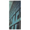 Static Cling Blue Mirror Reflective Window Film (Solar Control & Day Time Privacy Tint) No Glue Self Adhesive Glass Tint