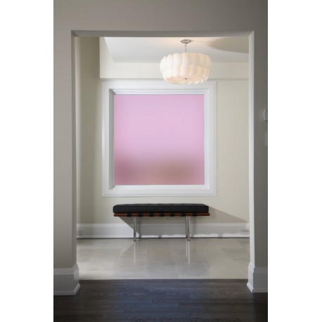 Plain Pink Frosted Window Film
