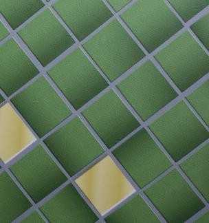 Cover Styl' - Z4 Green Tile Self Adhesive Sticker, Vinyl Window Wall Door Furniture Covering