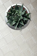 Cover Styl' - X10 White Squared Leather  Self Adhesive Sticker, Vinyl Window Wall Door Furniture Covering