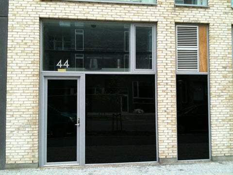 Total Light blocking 100% Privacy Opaque Window Films. Black or White Made to Measure Custom Cut