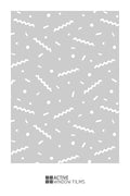 Mixed Shape Print Pattern Bespoke Custom Frosted Window Film 