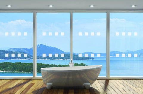 Square Shape - Frosted Window Manifestation Dot