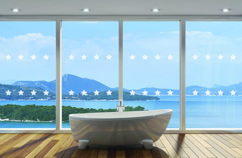 Star Shape - Frosted Window Manifestation Dot