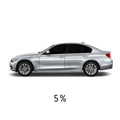 5% Budget Dark Car Window Tint Limo Black Smoke Automotive Vehicle Tint Roll