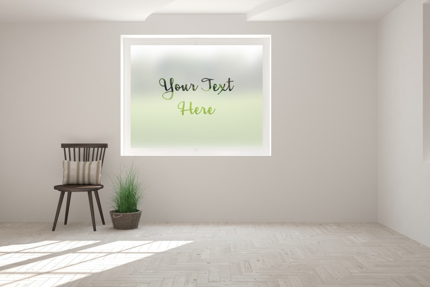 Window Wit Text Sample Personalised Text Cut Out Bespoke Custom Frosted Text Window Film ...