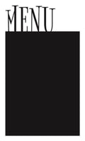 C17 - Bespoke menu board, blackboard vinyl cut out sticker, beautiful wall, self-adhesive easy install.