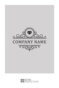 J10 - Jewellery store, luxury customisable logo, printed bespoke custom frosted window film