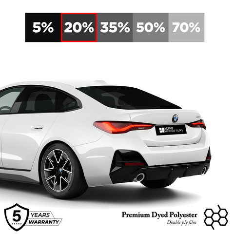 Premium 20% Charcoal Window Tint