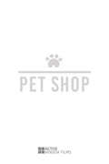 P6 - Bespoke pet shop vinyl cut window sticker, contour cut, for commercial windows/glass or walls.