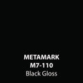 Black Gloss Vinyl M7-110, Metamark 7 Series, self-adhesive, sticky back polymeric sign making vinyl