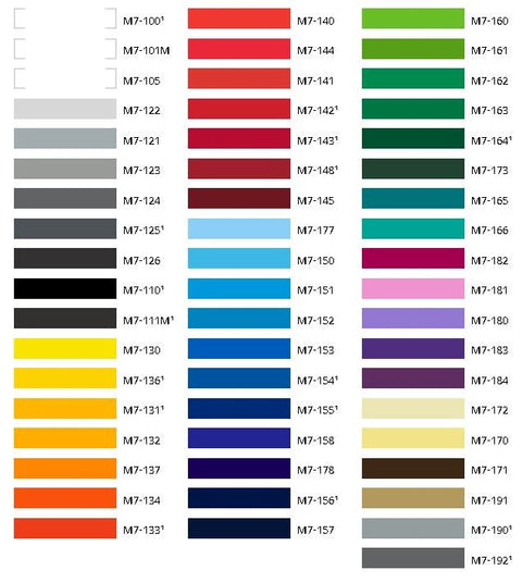 Black Matt Vinyl M7-111M, Metamark 7 Series, self-adhesive, sticky back polymeric sign making vinyl