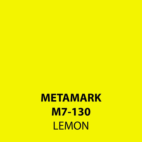 Lemon Gloss Vinyl M7-130, Metamark 7 Series, self-adhesive, sticky back polymeric sign making vinyl
