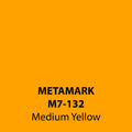 Medium Yellow Vinyl M7-132, Metamark 7 Series, self-adhesive, sticky back polymeric sign making vinyl