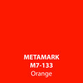 Orange Gloss Vinyl M7-133, Metamark 7 Series, self-adhesive, sticky back polymeric sign making vinyl