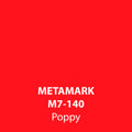 Poppy Gloss Vinyl M7-140, Metamark 7 Series, self-adhesive, sticky back polymeric sign making vinyl