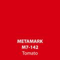 Tomato Gloss Vinyl M7-142, Metamark 7 Series, self-adhesive, sticky back polymeric sign making vinyl