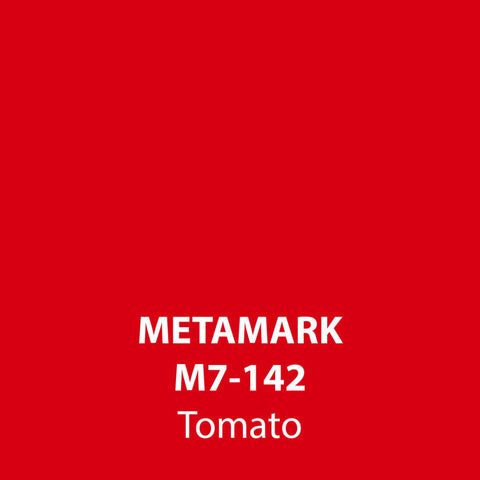 Tomato Gloss Vinyl M7-142, Metamark 7 Series, self-adhesive, sticky back polymeric sign making vinyl