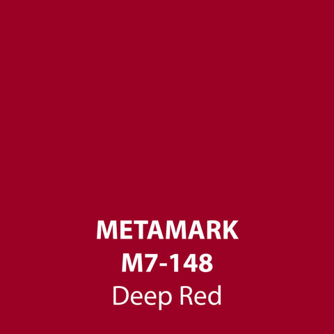 Deep Red Gloss Vinyl M7-148, Metamark 7 Series, self-adhesive, sticky back polymeric sign making vinyl