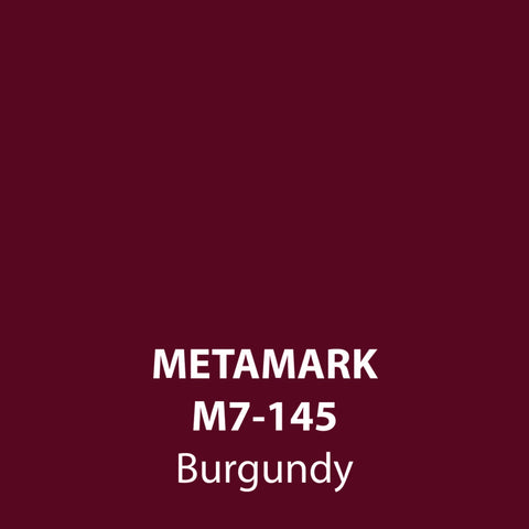 Burgundy Gloss Vinyl M7-145, Metamark 7 Series, self-adhesive, sticky back polymeric sign making vinyl
