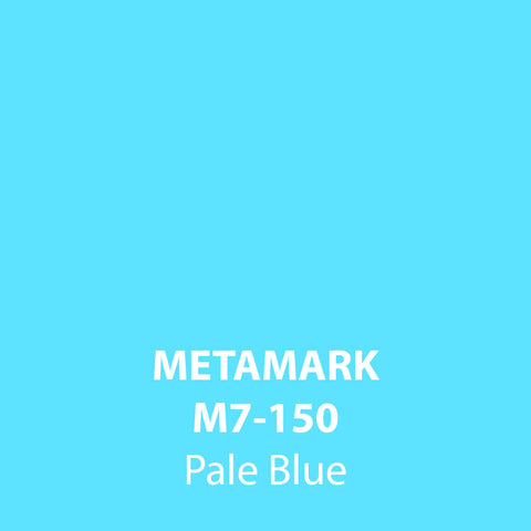 Pale Blue Gloss Vinyl M7-150, Metamark 7 Series, self-adhesive, sticky back polymeric sign making vinyl