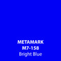 Bright Blue Gloss Vinyl M7-158, Metamark 7 Series, self-adhesive, sticky back polymeric sign making vinyl